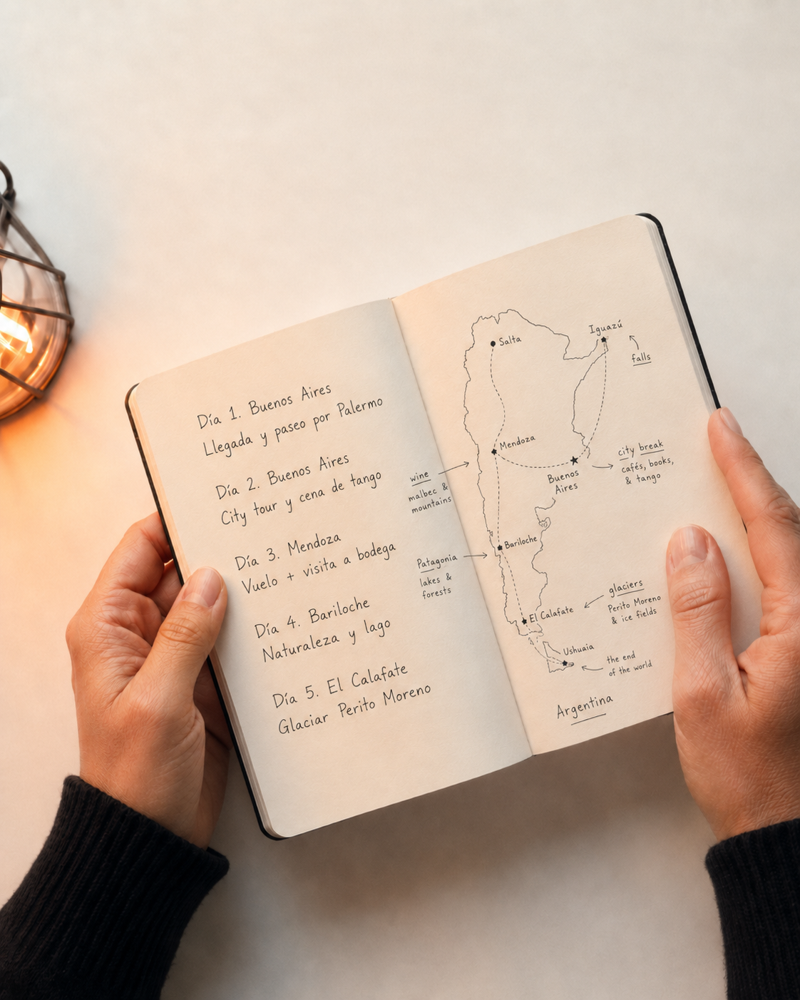Designing a Petru itinerary